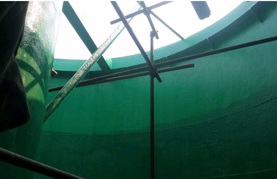 玻璃鋼防腐施工現場